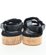 CHANEL（シャネル）サンダル 黒 サイズ:EU38(24.5cm位) レディース/2200623321256
