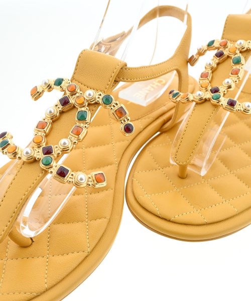 CHANEL（シャネル）サンダル 黄 サイズ:EU36(22.5cm位) レディース/2200623321300