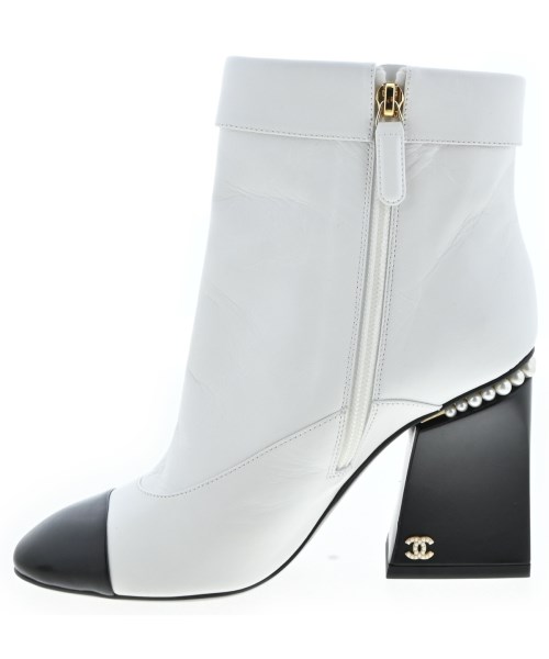 CHANEL（シャネル）ブーツ 白 サイズ:EU36 1/2(23cm位) レディース/2200623321317