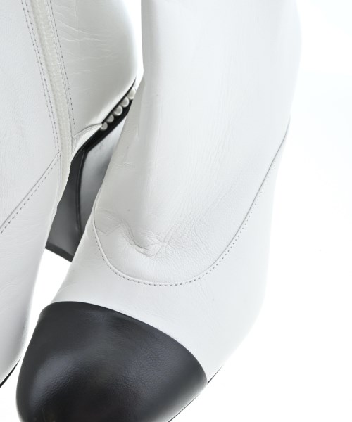 CHANEL（シャネル）ブーツ 白 サイズ:EU36 1/2(23cm位) レディース/2200623321317