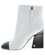 CHANEL（シャネル）ブーツ 白 サイズ:EU36 1/2(23cm位) レディース/2200623321317