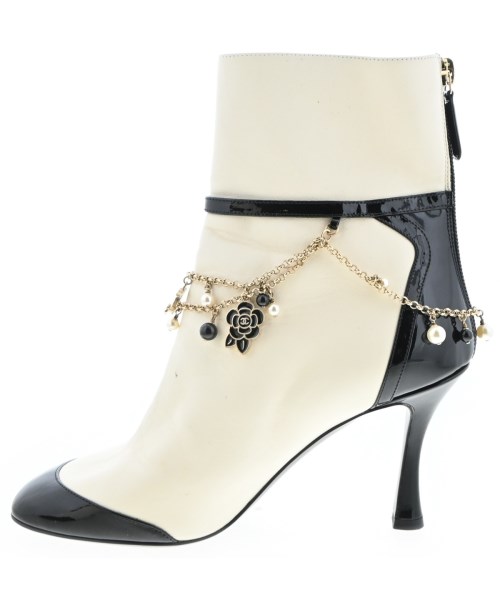 CHANEL（シャネル）ブーツ 白 サイズ:EU36 1/2(23cm位) レディース/2200623321324
