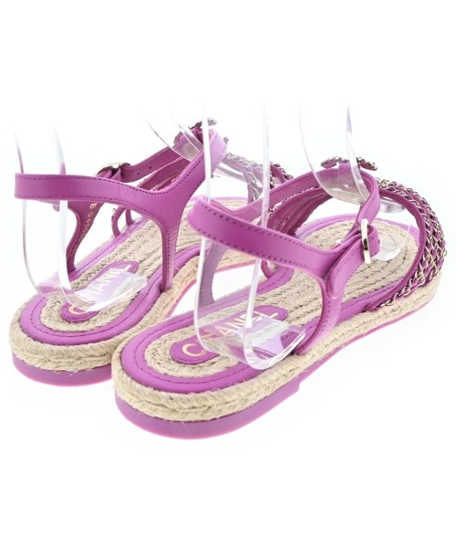 CHANEL（シャネル）サンダル 紫 サイズ:EU38(24.5cm位) レディース/2200623321331