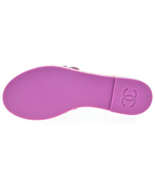 CHANEL（シャネル）サンダル 紫 サイズ:EU38(24.5cm位) レディース/2200623321331