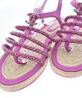 CHANEL（シャネル）サンダル 紫 サイズ:EU38(24.5cm位) レディース/2200623321331