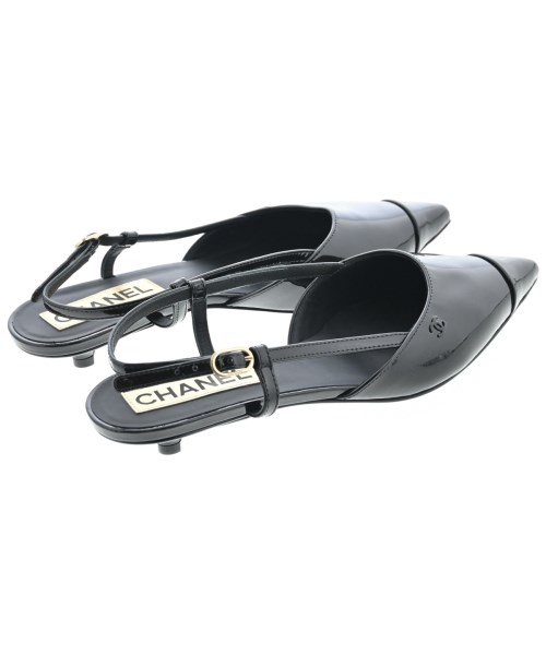 CHANEL（シャネル）パンプス 黒 サイズ:EU37 1/2(24cm位) レディース/2200623321355