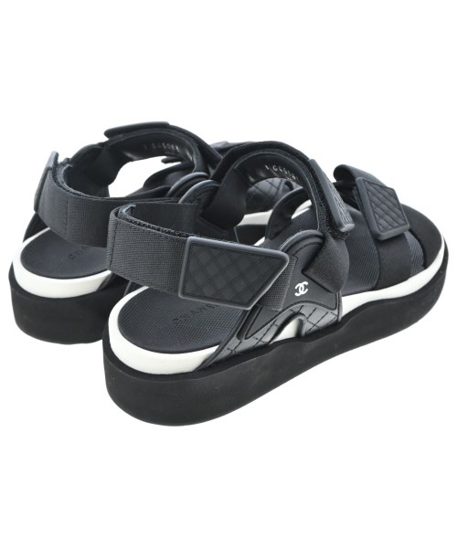 CHANEL（シャネル）サンダル 黒 サイズ:EU37(23.5cm位) レディース/2200623321362