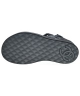 CHANEL（シャネル）サンダル 黒 サイズ:EU37(23.5cm位) レディース/2200623321362