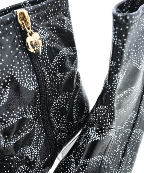CHANEL（シャネル）ブーツ 黒 サイズ:EU37 1/2(24cm位) レディース/2200623321379