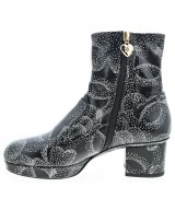 CHANEL（シャネル）ブーツ 黒 サイズ:EU37 1/2(24cm位) レディース/2200623321379