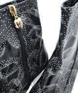 CHANEL（シャネル）ブーツ 黒 サイズ:EU37 1/2(24cm位) レディース/2200623321379