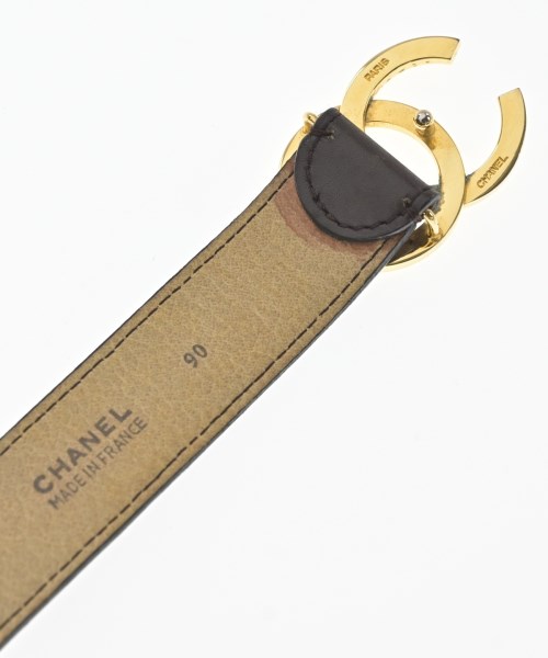 CHANEL（シャネル）ベルト 茶 サイズ:90 レディース/2200624124047