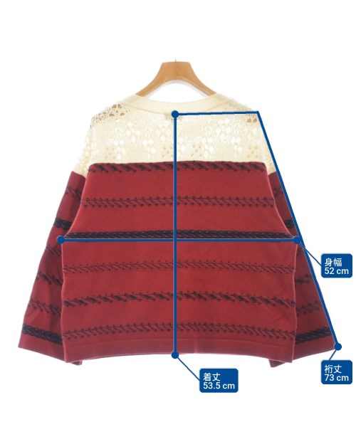 CHANEL（シャネル）ニット・セーター 赤 サイズ:38(S位) レディース/2200624648024