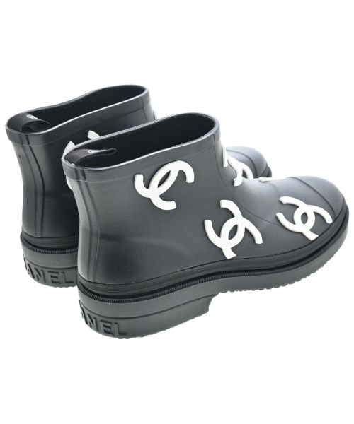CHANEL（シャネル）レインシューズ 黒 サイズ:EU39(25.5cm位) レディース/2200624174035