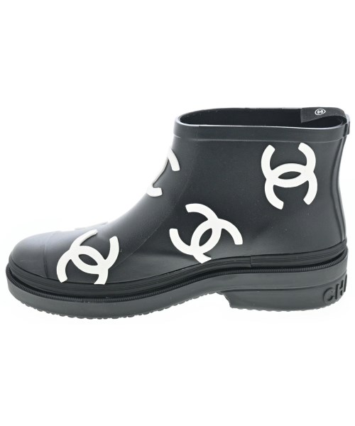 CHANEL（シャネル）レインシューズ 黒 サイズ:EU39(25.5cm位) レディース/2200624174035