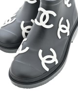 CHANEL（シャネル）レインシューズ 黒 サイズ:EU39(25.5cm位) レディース/2200624174035