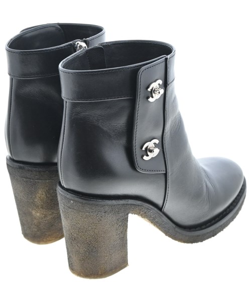 CHANEL（シャネル）ブーツ 黒 サイズ:EU37(23.5cm位) レディース/2200626325039