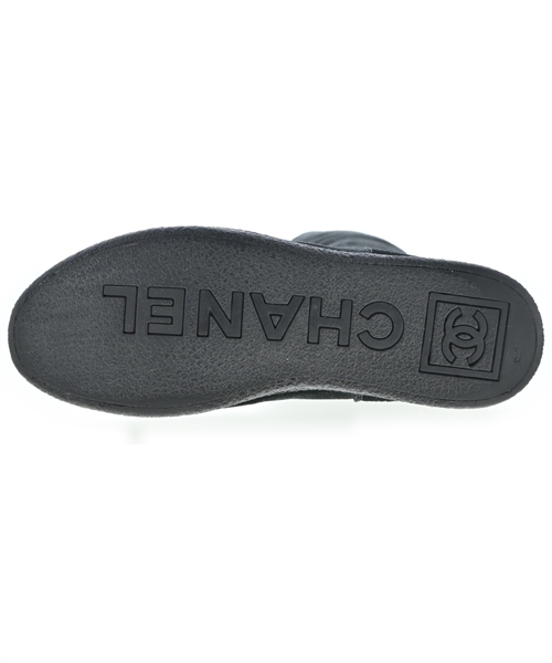 CHANEL（シャネル）ブーツ 黒 サイズ:EU35 1/2(22cm位) レディース/2200626325046