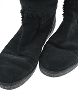 CHANEL（シャネル）ブーツ 黒 サイズ:EU35 1/2(22cm位) レディース/2200626325046