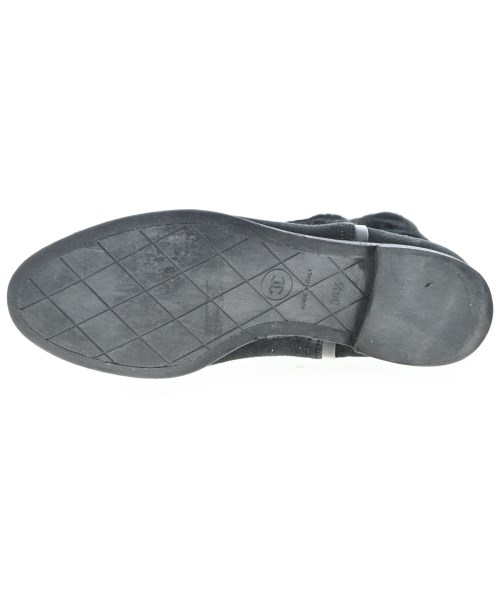 CHANEL（シャネル）ブーツ 黒 サイズ:EU36 1/2(23cm位) レディース/2200626338237