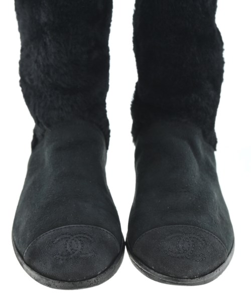 CHANEL（シャネル）ブーツ 黒 サイズ:EU36 1/2(23cm位) レディース/2200626338237