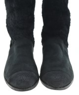 CHANEL（シャネル）ブーツ 黒 サイズ:EU36 1/2(23cm位) レディース/2200626338237