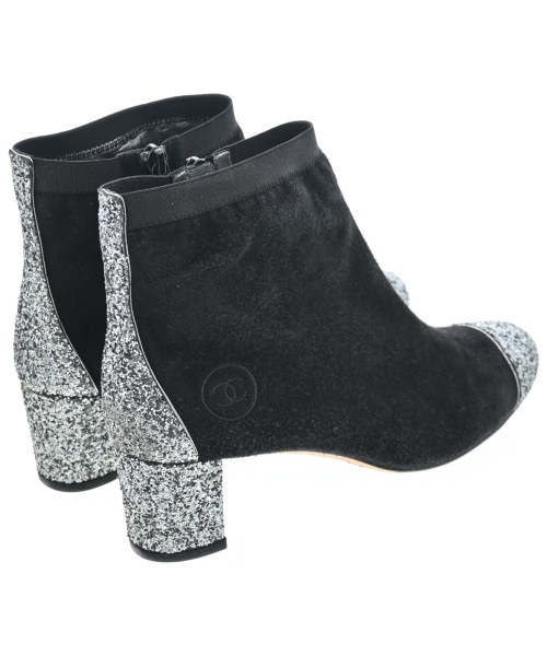 CHANEL（シャネル）ブーツ 黒 サイズ:EU37 1/2(24cm位) レディース/2200626338268