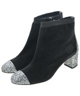 CHANEL（シャネル）ブーツ 黒 サイズ:EU37 1/2(24cm位) レディース/2200626338268
