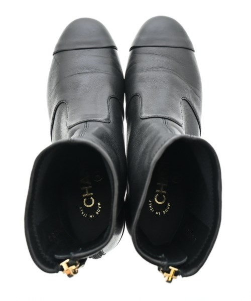 CHANEL（シャネル）ブーツ 黒 サイズ:EU35(21.5cm位) レディース/2200627744150