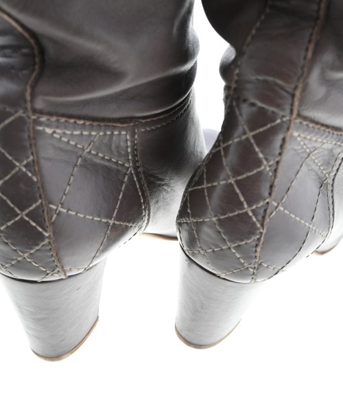 CHANEL（シャネル）ブーツ 茶 サイズ:EU36(22.5cm位) レディース/2200627530074