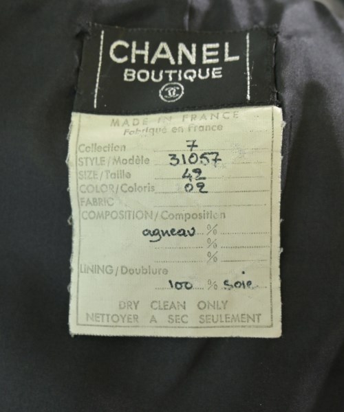 CHANEL（シャネル）ひざ丈スカート 黒 サイズ:42(M位) レディース/2200625754175