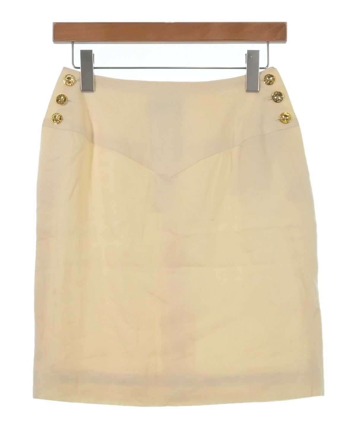 CHANEL（シャネル）ミニスカート 白 サイズ:36(XS位) レディース