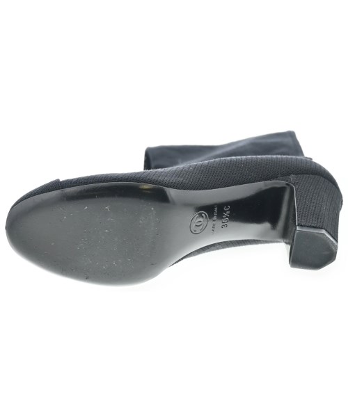 CHANEL（シャネル）ブーツ 黒 サイズ:EU35 1/2(22cm位) レディース/2200629572027