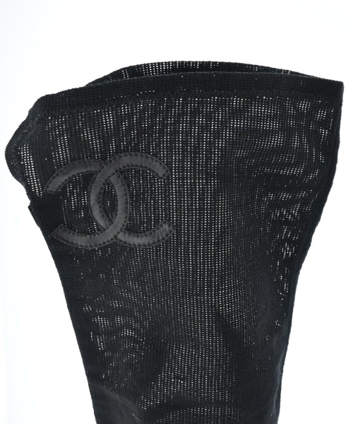 CHANEL（シャネル）ブーツ 黒 サイズ:EU35 1/2(22cm位) レディース/2200629572027
