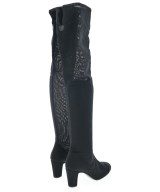 CHANEL（シャネル）ブーツ 黒 サイズ:EU35 1/2(22cm位) レディース/2200629572027