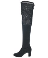 CHANEL（シャネル）ブーツ 黒 サイズ:EU35 1/2(22cm位) レディース/2200629572027