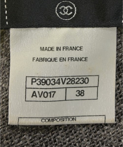CHANEL（シャネル）ワンピース グレー サイズ:38(S位) レディース/2200619171100