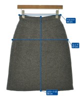 CHANEL（シャネル）ひざ丈スカート グレー サイズ:34(XXS位) レディース/2200619171162