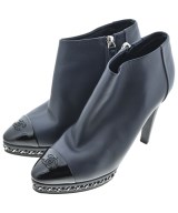 CHANEL（シャネル）ブーツ 紺 サイズ:EU37 1/2(24cm位) レディース/2200619171407