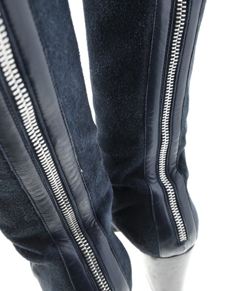 CHANEL（シャネル）ブーツ 紺 サイズ:EU38(24.5cm位) レディース/2200619171483