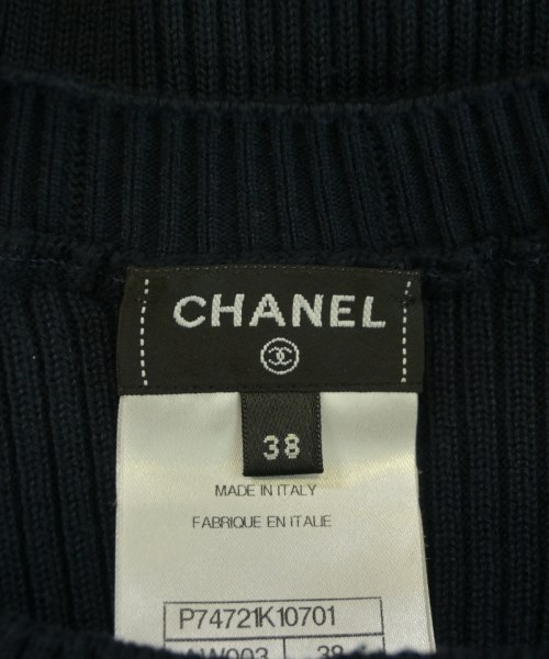 CHANEL（シャネル）ニット・セーター 紺 サイズ:38(S位) レディース/2200623751084