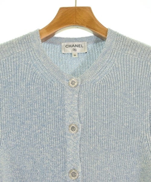 CHANEL（シャネル）カーディガン 青 サイズ:36(XS位) レディース/2200623751114