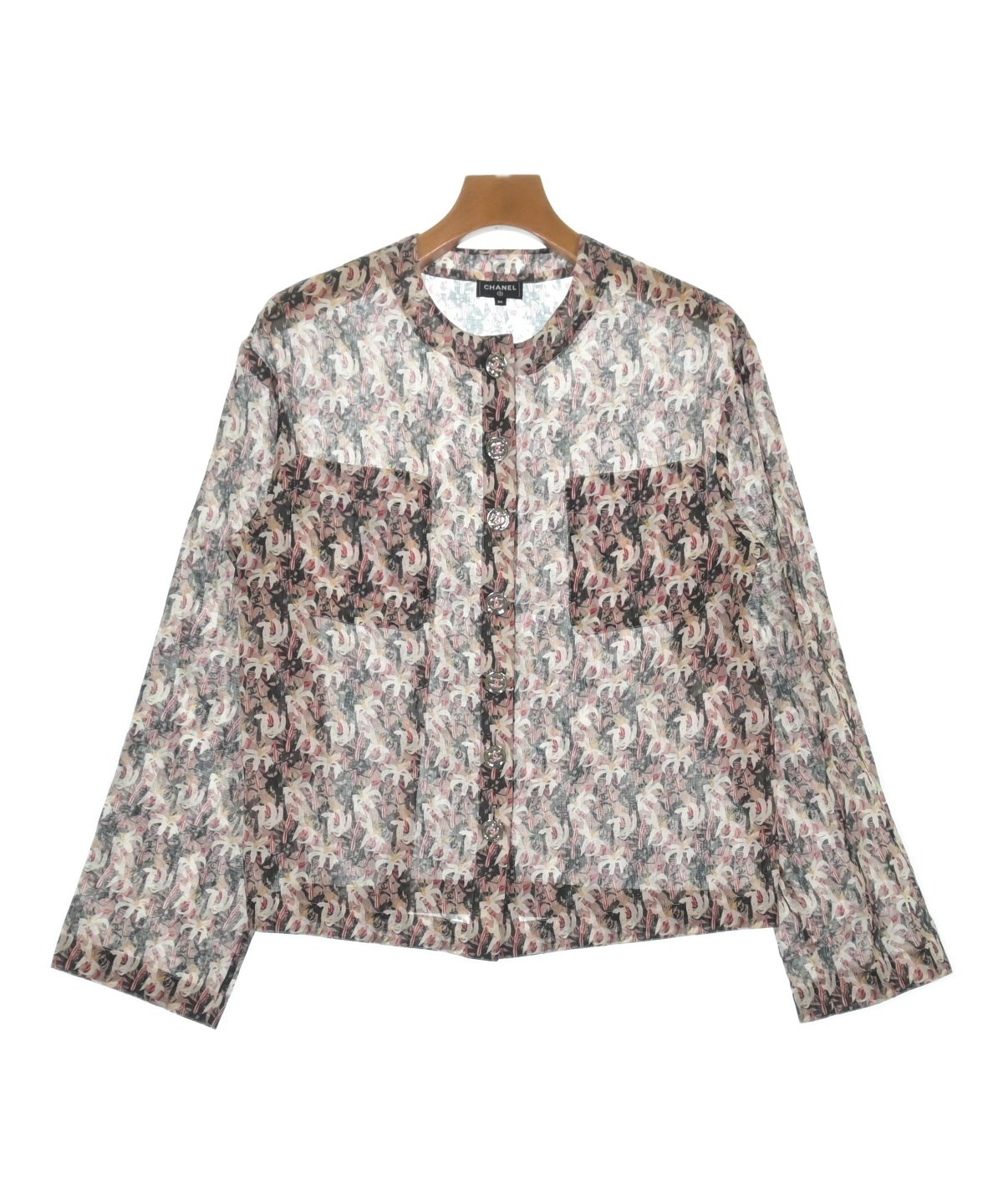 CHANEL（シャネル）ブラウス 黒 サイズ:36(XS位) レディース