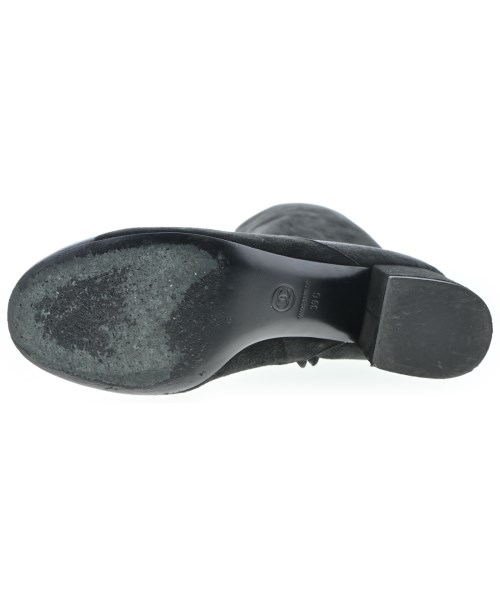 CHANEL（シャネル）ブーツ 黒 サイズ:EU39(25.5cm位) レディース/2200623751169