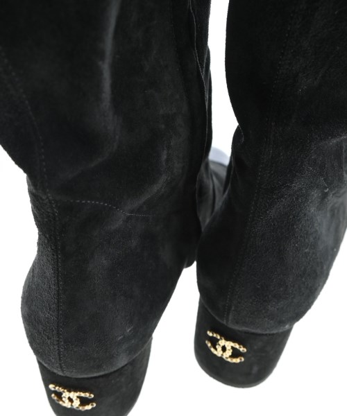CHANEL（シャネル）ブーツ 黒 サイズ:EU39(25.5cm位) レディース/2200623751169