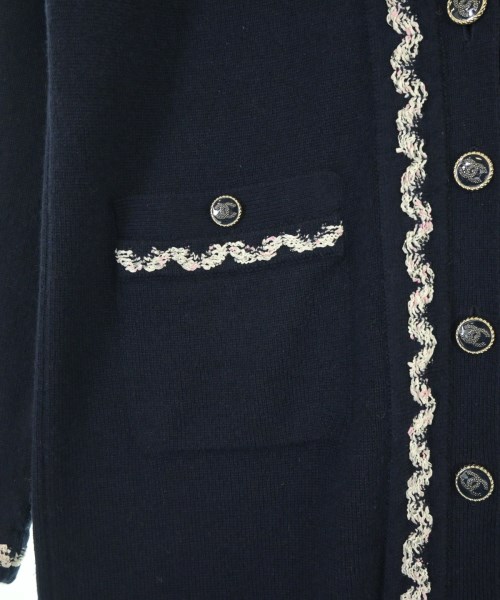 CHANEL（シャネル）カーディガン 紺 サイズ:36(XS位) レディース/2200623754146