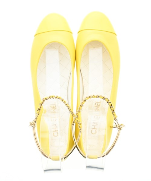 CHANEL（シャネル）パンプス 黄 サイズ:EU38 1/2(25cm位) レディース/2200632512041