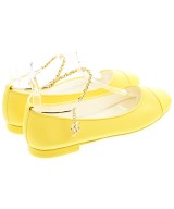 CHANEL（シャネル）パンプス 黄 サイズ:EU38 1/2(25cm位) レディース/2200632512041