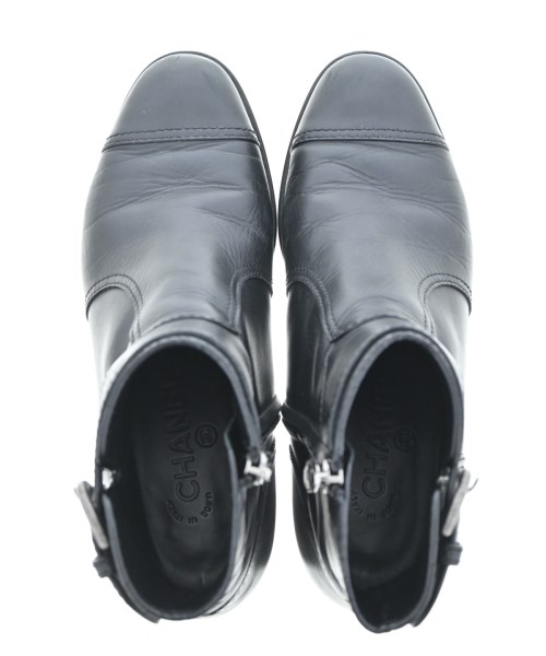 CHANEL（シャネル）ブーツ 黒 サイズ:36(23cm位) レディース/2200633588038