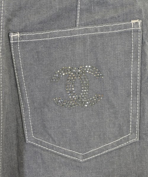 CHANEL（シャネル）デニムパンツ グレー サイズ:34(XXS位) レディース/2200605995130